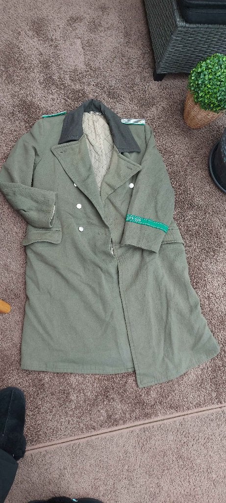 Militaire overjas/mantel DDR/NVA Grenztruppen., Verzamelen, Ophalen of Verzenden, Landmacht, Duitsland, Kleding of Schoenen