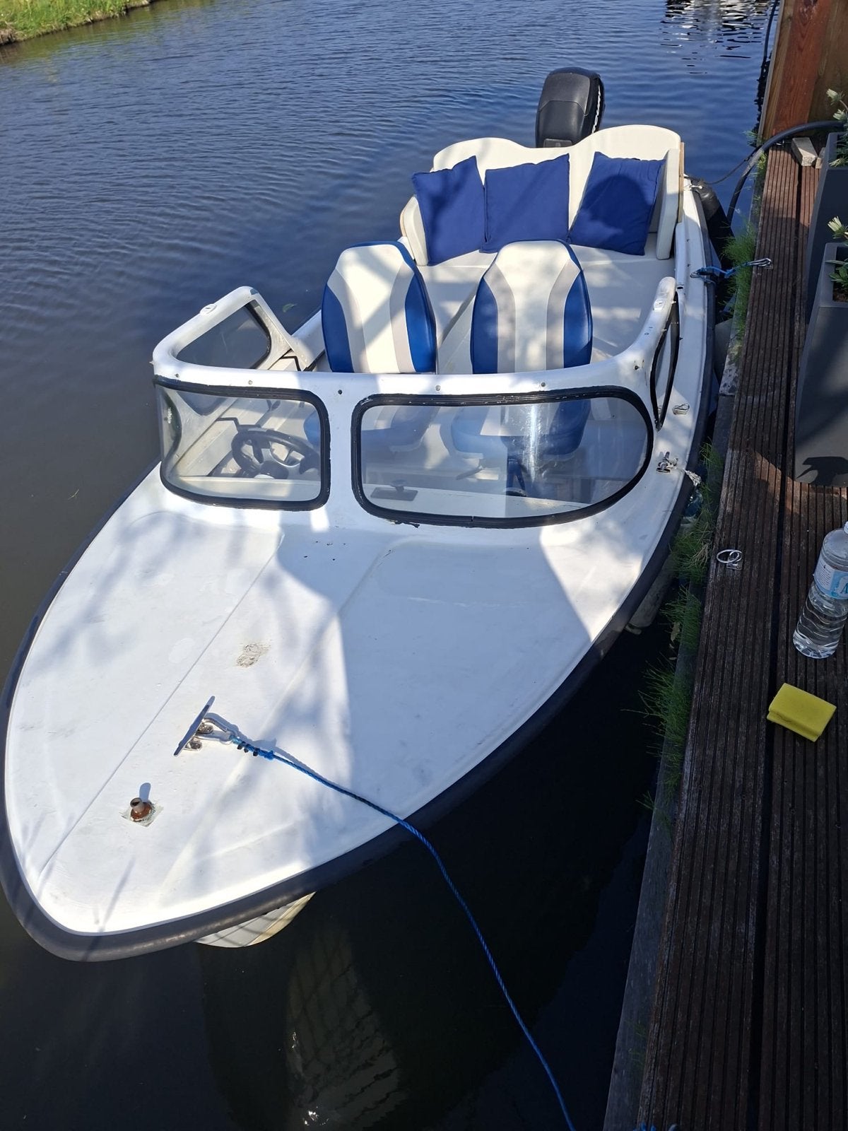 Herwa Plast 15 met 20pk Mercury - Zeldzaam model, Ophalen, Gebruikt