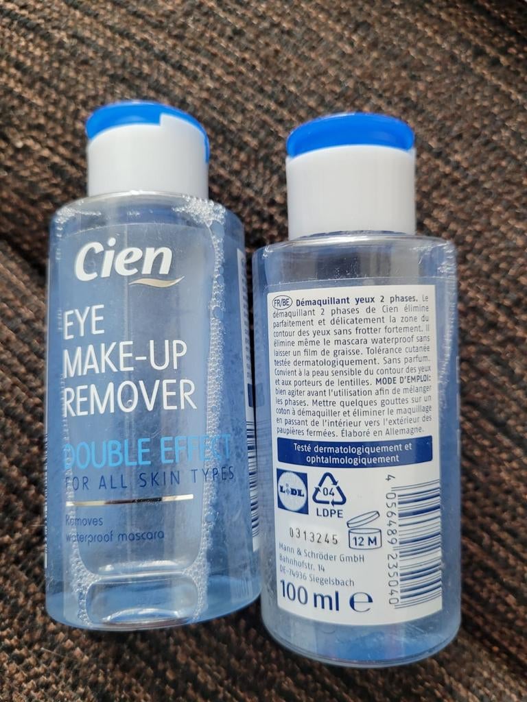 Cien démaquillant 2 x 100 ml, Sieraden, Tassen en Uiterlijk, Uiterlijk | Gezichtsverzorging, Ophalen of Verzenden, Nieuw, Gehele gezicht