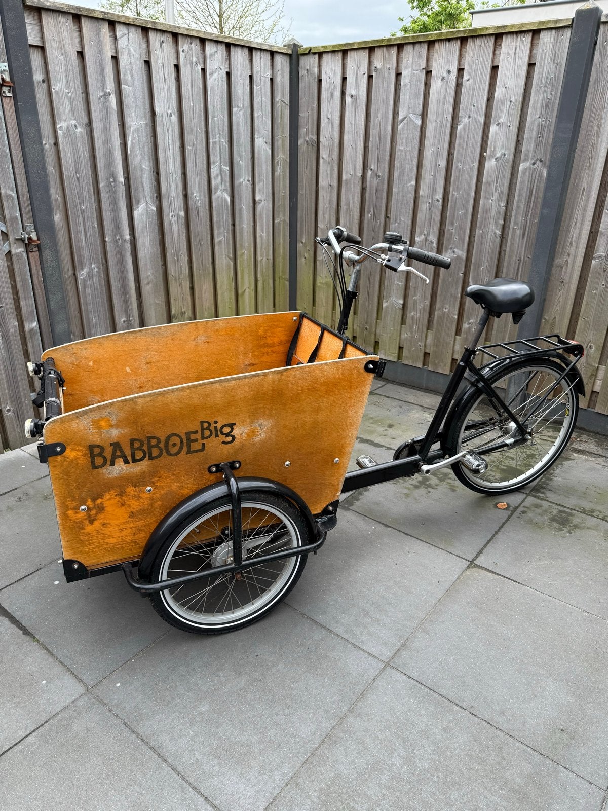 Babboe Big bakfiets - direct fietsen, rem afstellen, Fietsen en Brommers, Fietsen | Bakfietsen, Gebruikt, Overige merken, 3 kinderen
