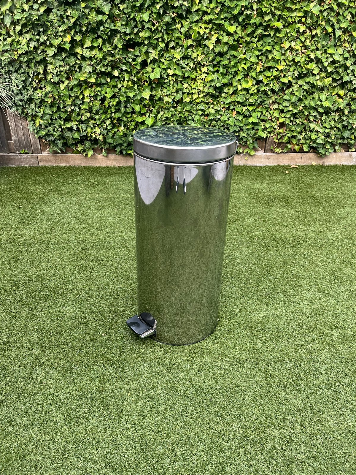 Brabantia prullenbak 30 liter - pedaal defect, Huis en Inrichting, Woonaccessoires | Prullenbakken, Ophalen, Gebruikt, Met pedaal