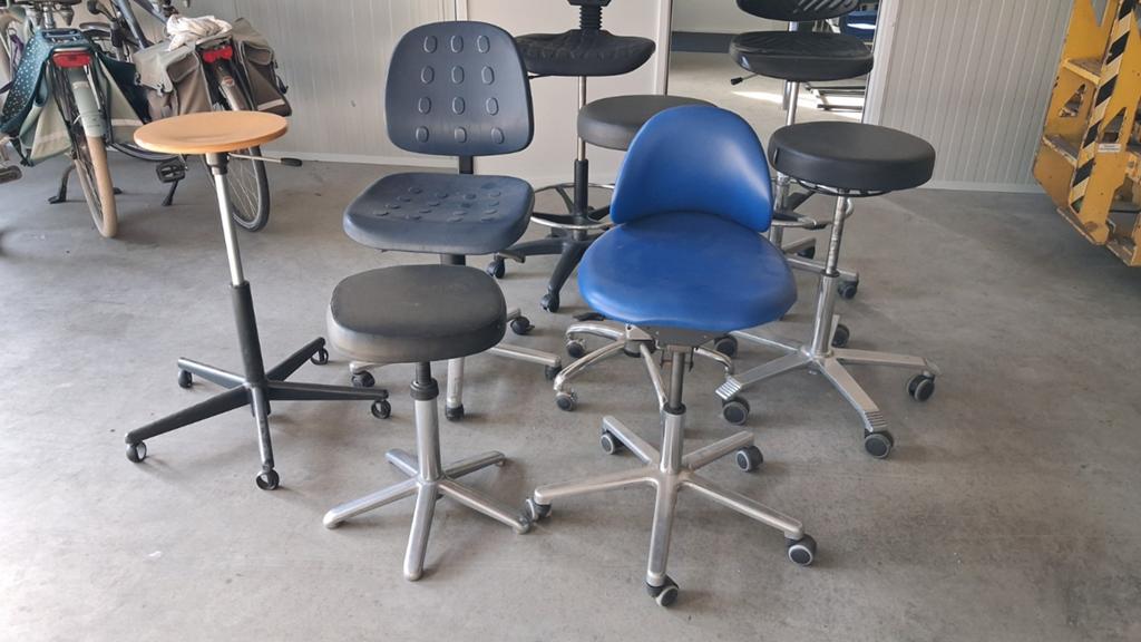 Werkplaatstoel werkplaatskruk labkoo, Ophalen of Verzenden