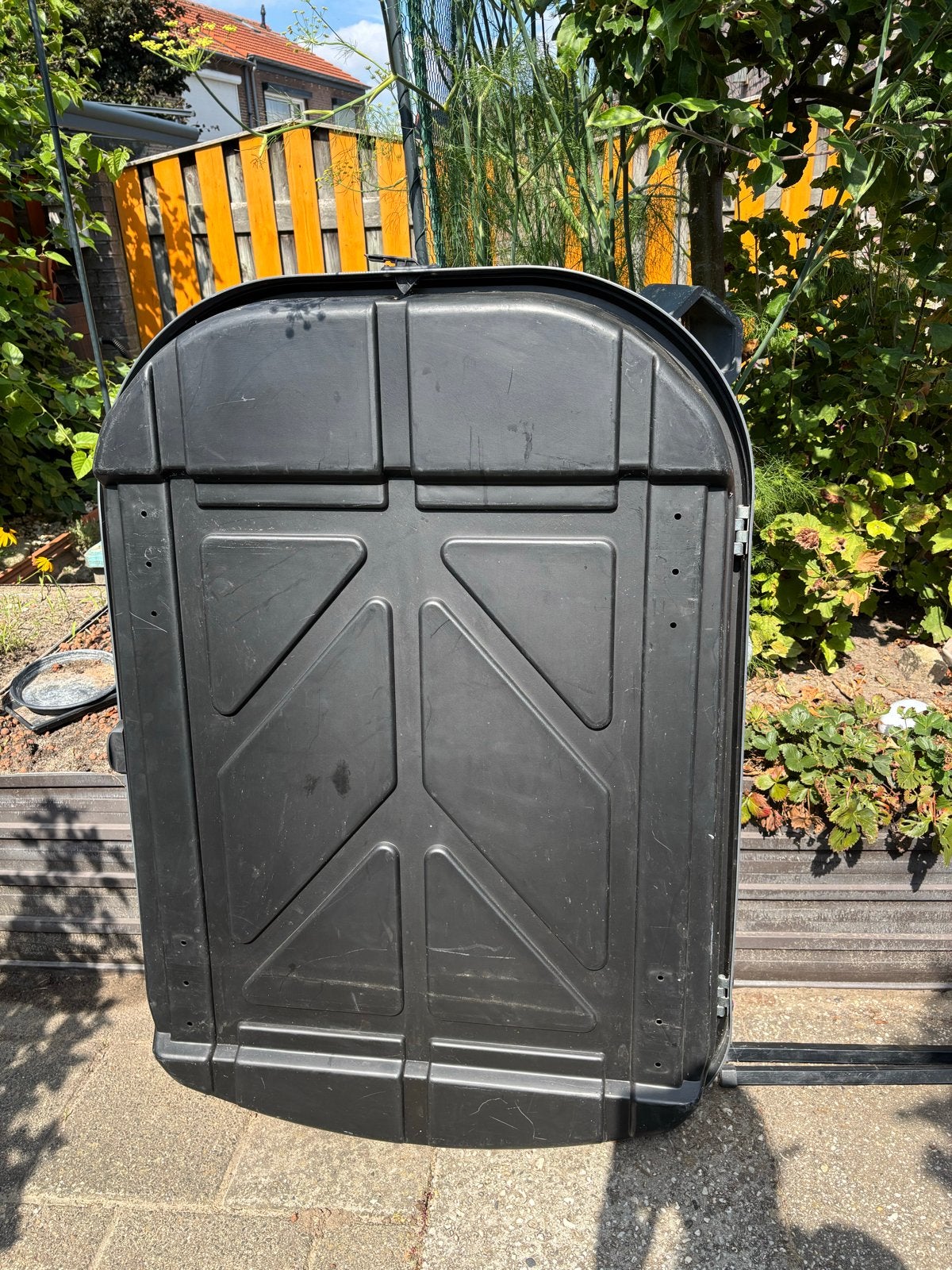 Dakkoffer Hapro Roady 350 (130x80x30cm) met dakdragers, Ophalen, Gebruikt