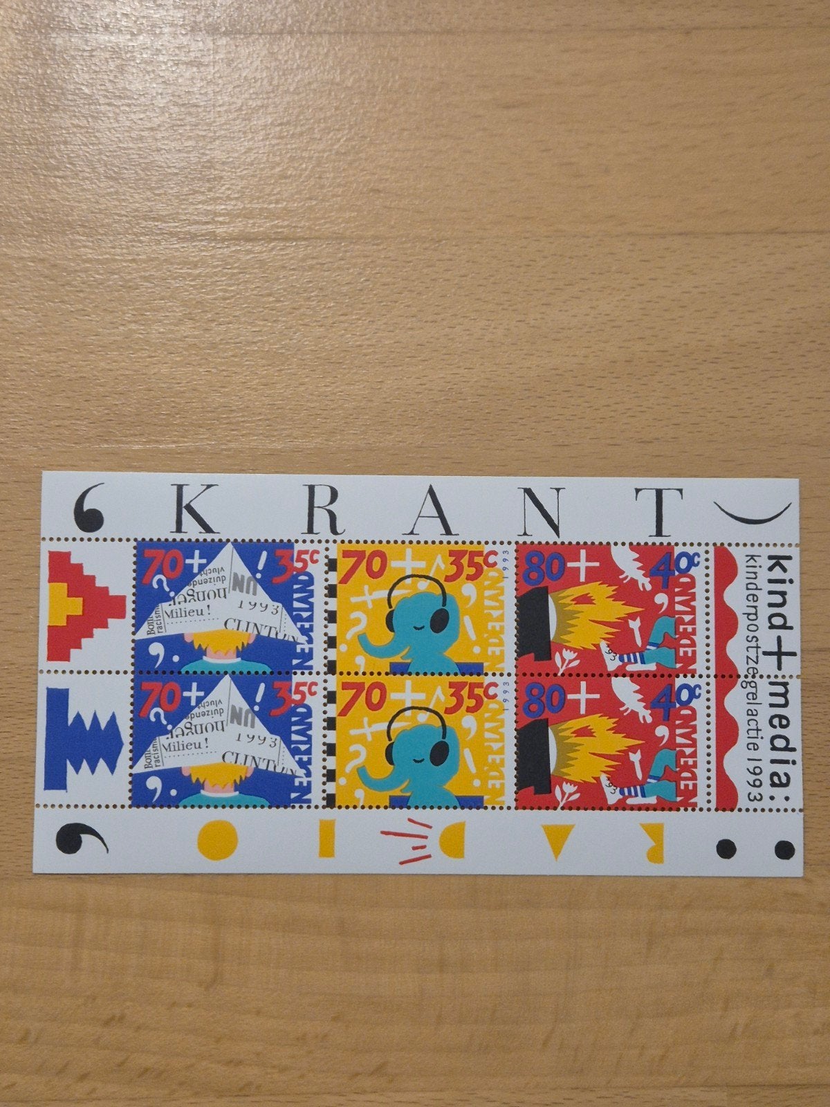 Nederland 1993 kinderpostzegels, Ophalen of Verzenden, Na 1940, Postfris