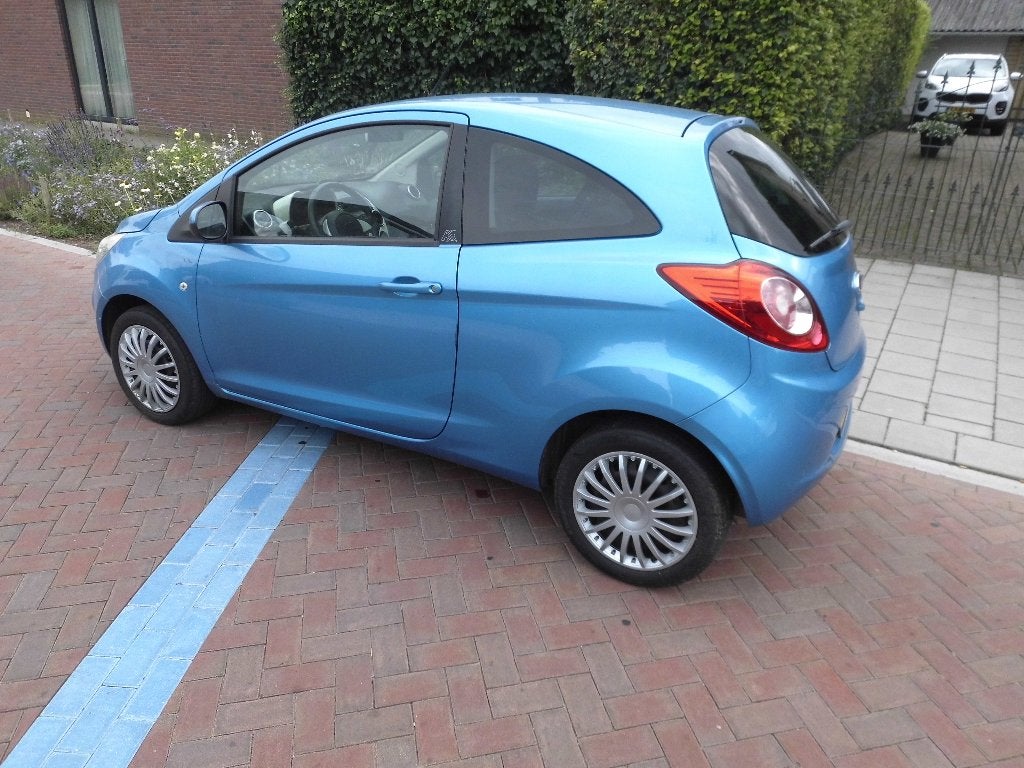 Ford Ka 1.2 69pk 2012 Blauw, Voorwielaandrijving, Stof, 1242 cc, 4 cilinders