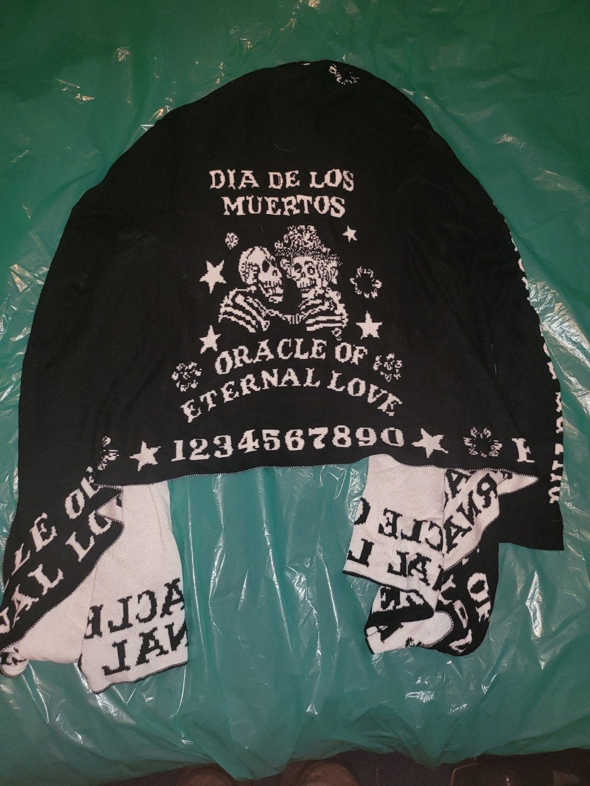 Día de los Muertos Oracle of Eternal Love vest, Maat 38/40 (M), Verzenden, Zwart, Onbekend