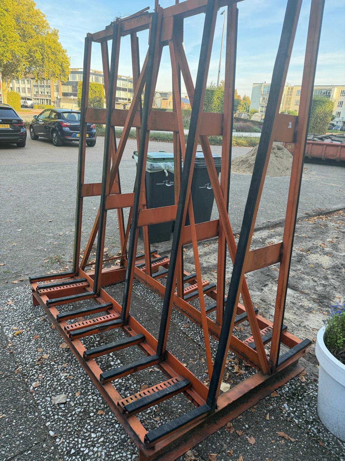 Stevige glasbok voor transport en opslag van glas, Ophalen, Gebruikt, Overige typen, 160 cm of meer