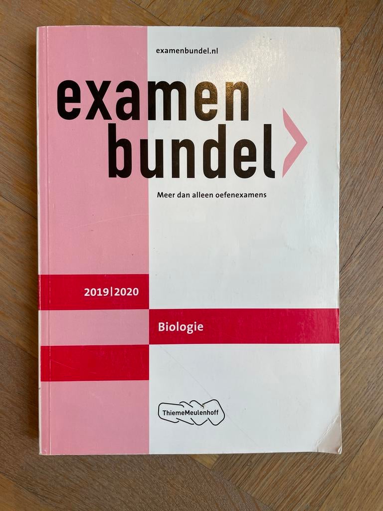 Examenbundel VWO Biologie 2019/2020, Ophalen of Verzenden, Beta, Gelezen