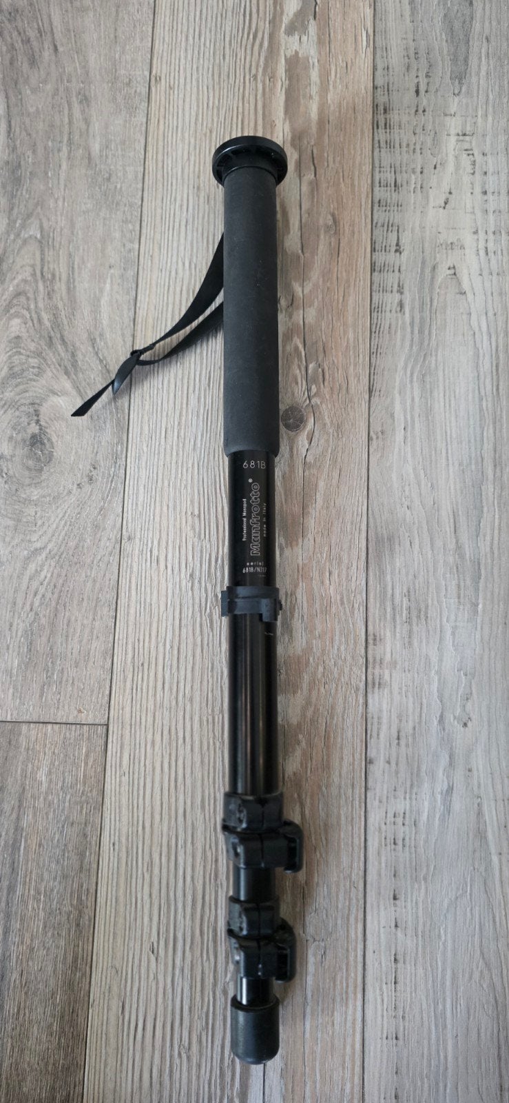 Manfrotto 681B monopod, Gebruikt, Eenpoot, Ophalen of Verzenden, 175 cm of meer