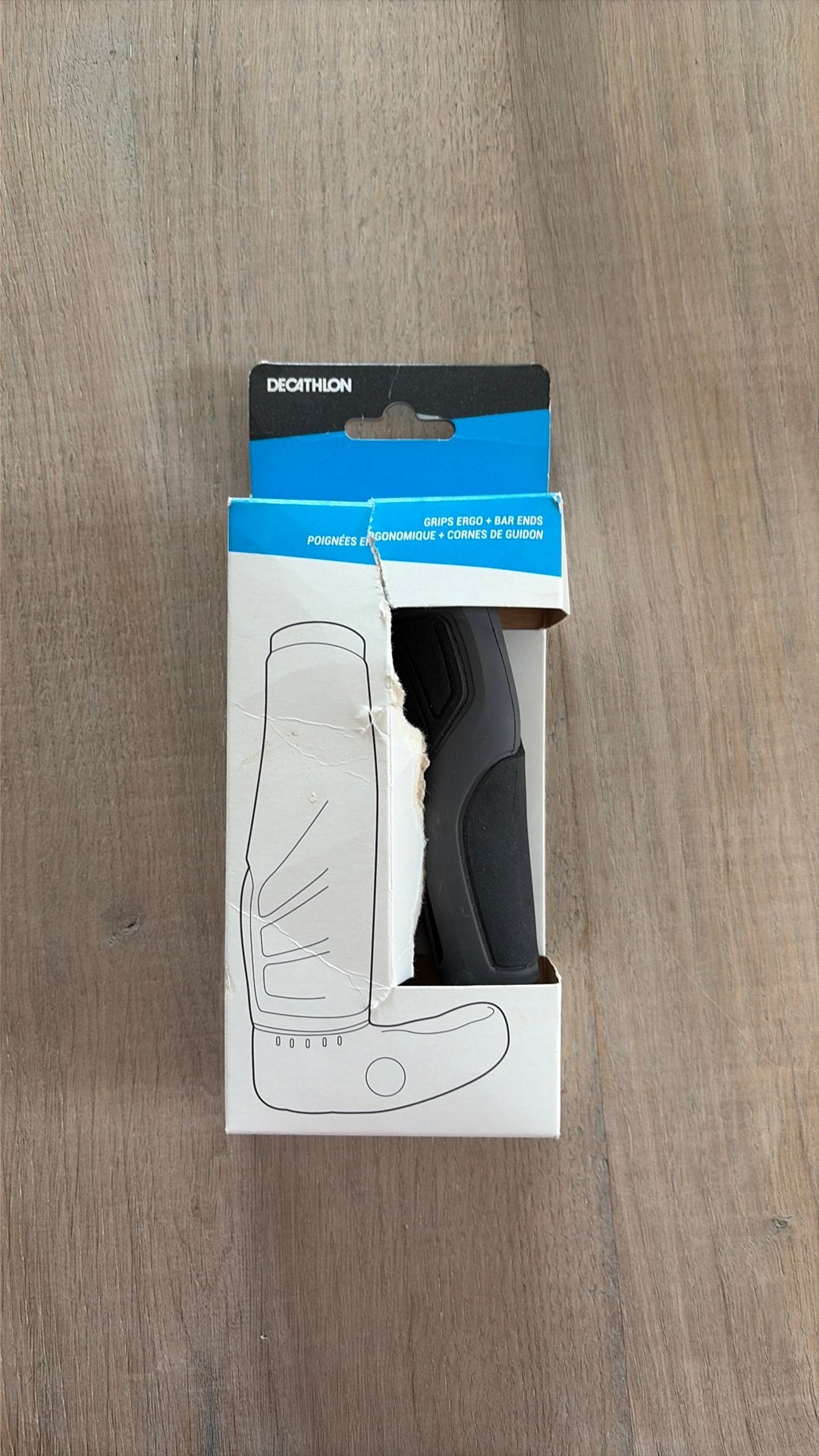 Ergonomische handvatten ongebruikt voor fiets, Fietsen en Brommers, Fietsaccessoires | Overige Fietsaccessoires, Ophalen, Nieuw