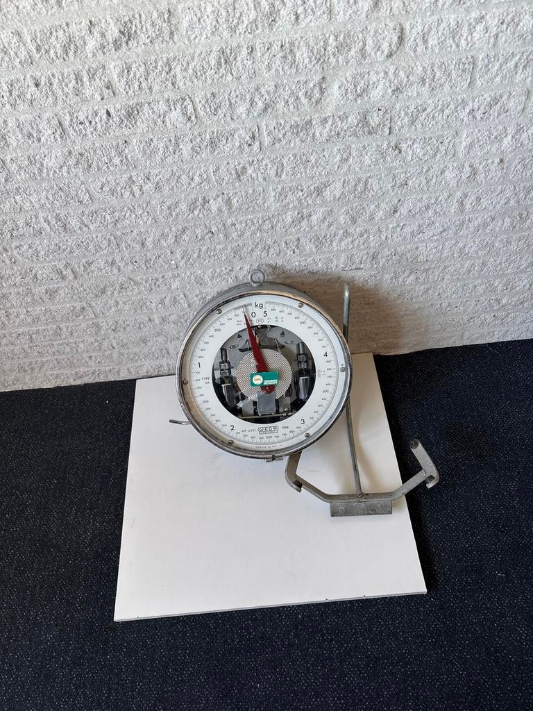 Mooie WEDA weegschaal - Vintage en functioneel, Ophalen of Verzenden, Gebruikt, Overige typen, Minder dan 50 kg
