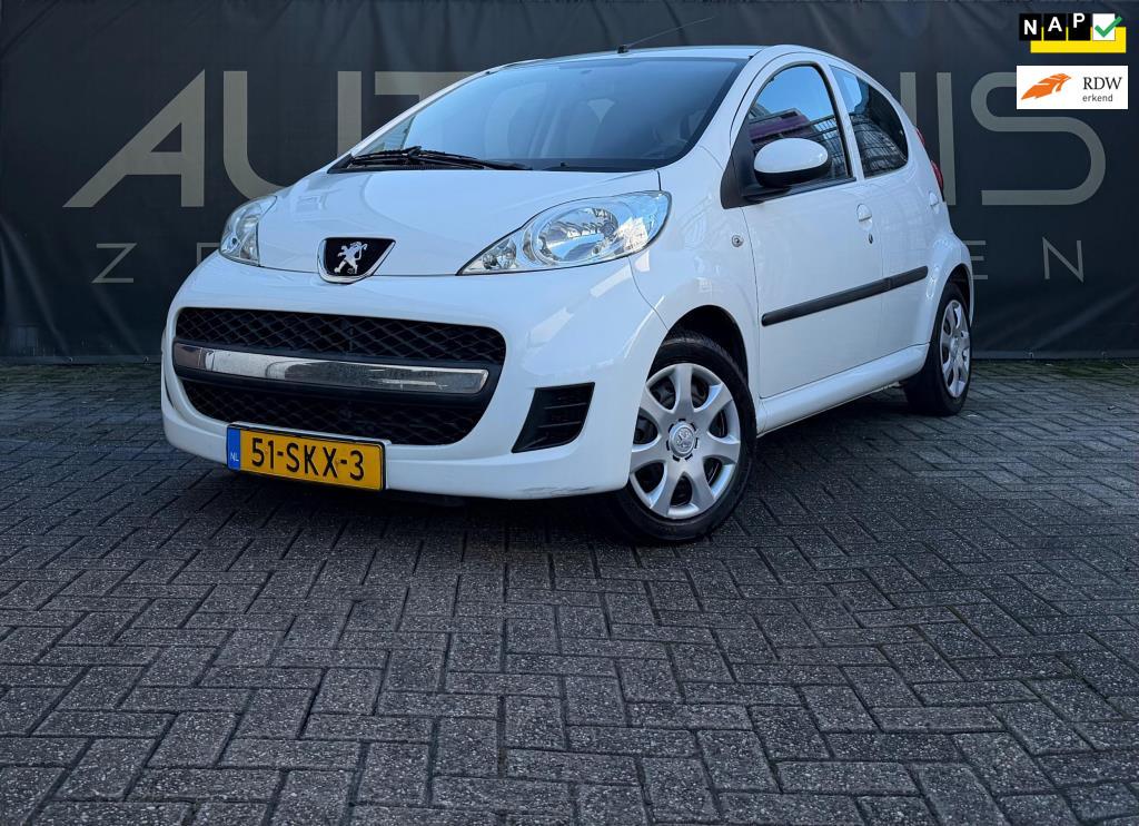 Peugeot 107 1.0-12V XS*Airco*Elektr.ramen*NieuweAPK*, Voorwielaandrijving, Euro 5, Stof, Gebruikt