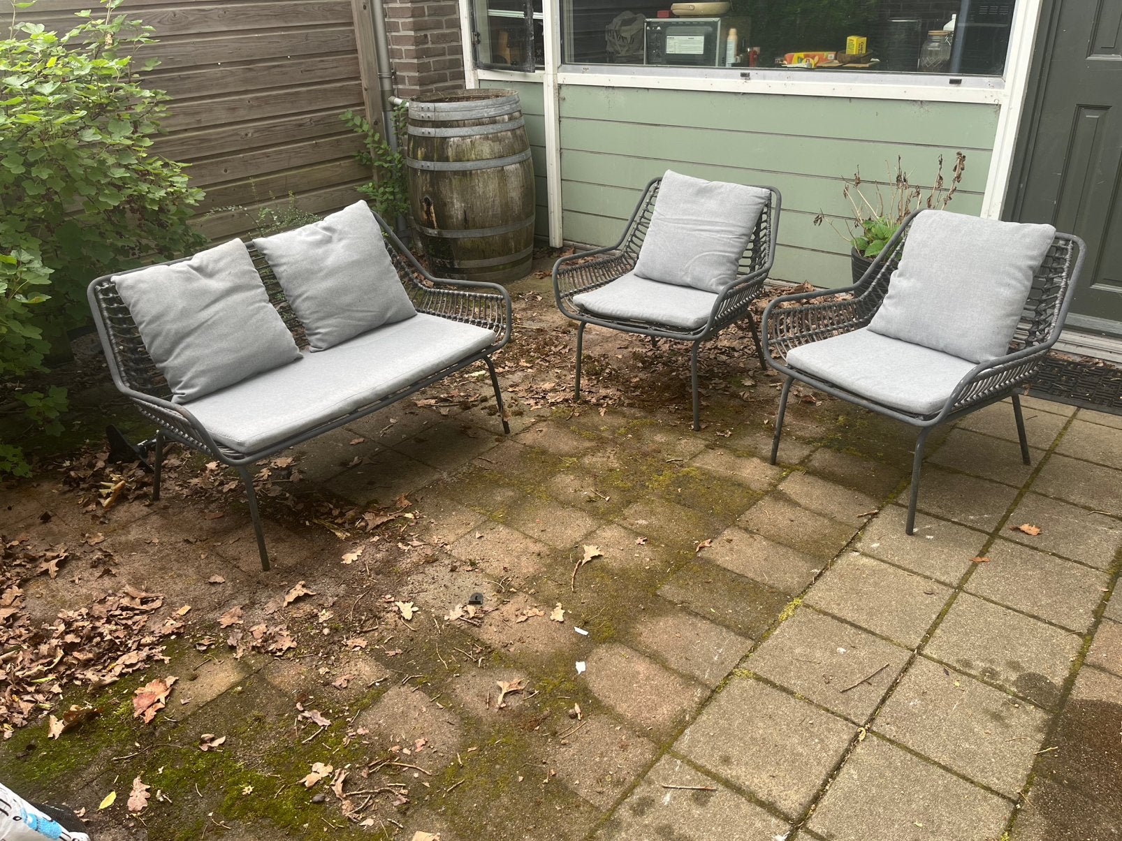 Kleine tuinset, Ophalen, Gebruikt