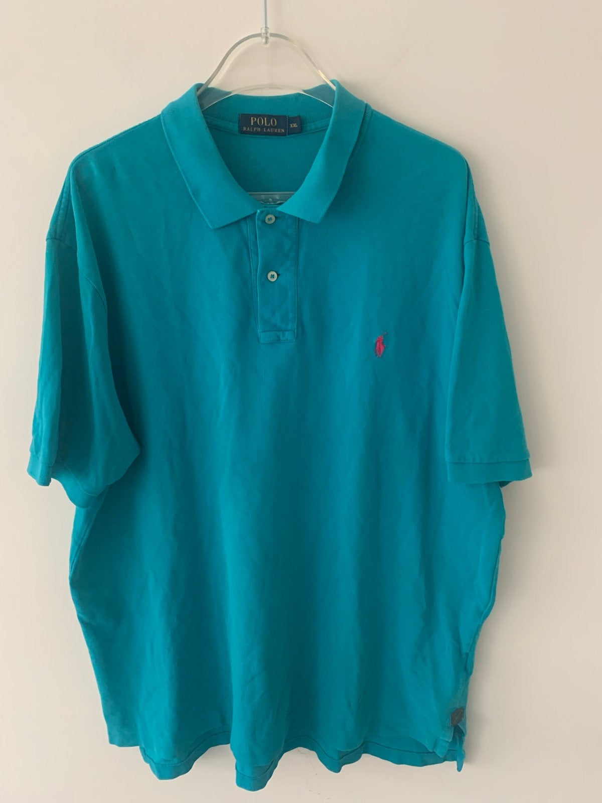 Ralph Lauren heren Polo XXL - Mooie kleur, Verzenden, Gedragen, Overige maten, Blauw