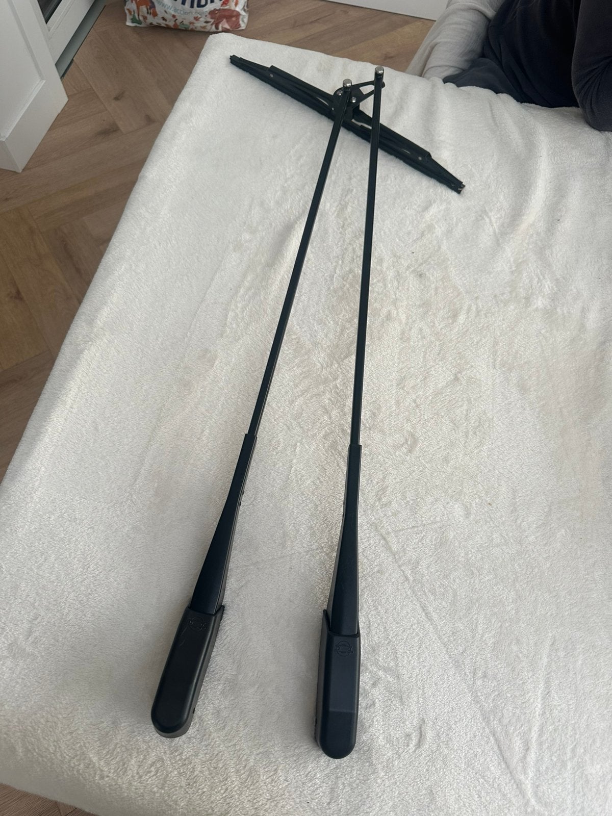 Ruitenwisserarm Parallel Zwart RVS 80cm met 42cm blad, Ophalen of Verzenden, Nieuw, Overige typen