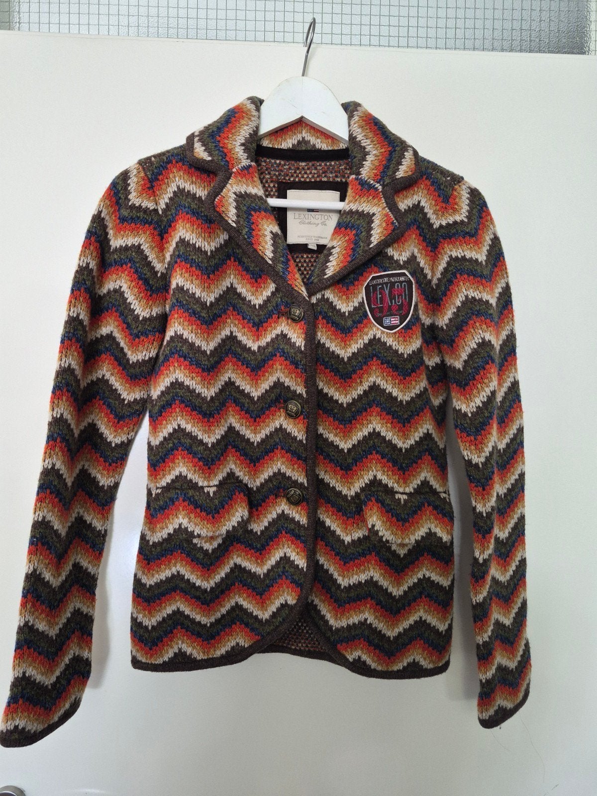 Lexington Clothing Co. gebreid vest / blazer met zigzagpatro, Kleding | Dames, Lexington Clothing Co., Meerkleurig, Ophalen of Verzenden