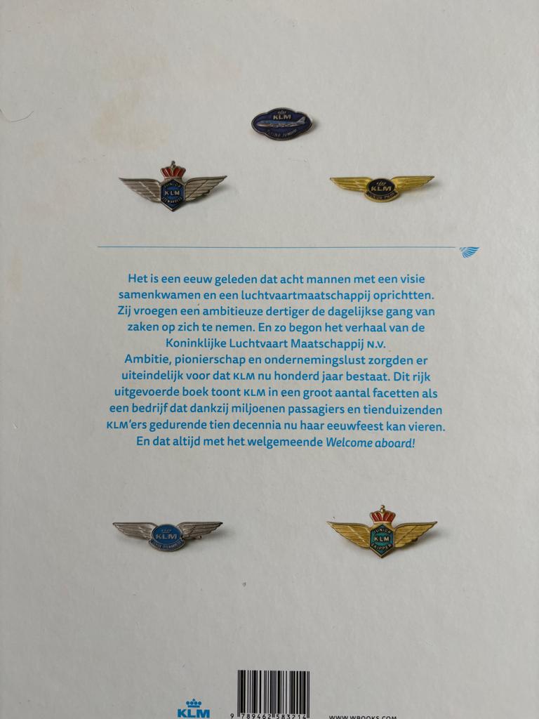 100 jaar KLM geschiedenis, Boeken, Ophalen of Verzenden, Zo goed als nieuw, Frido Ogier en Bram Bouwens