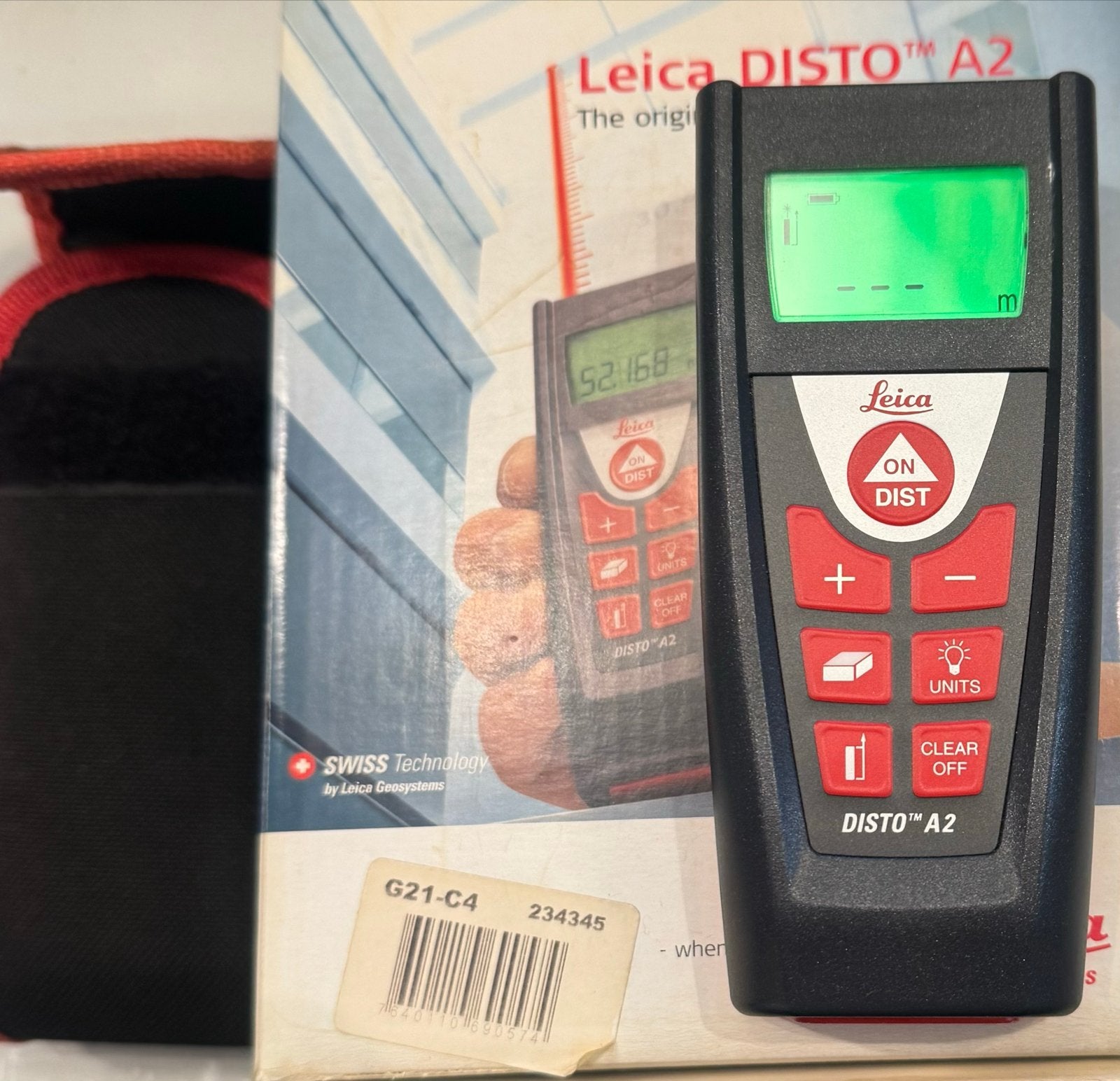 Leica DISTO A2 Laser Afstandsmeter - Zo goed als nieuw, Ophalen of Verzenden, Zo goed als nieuw