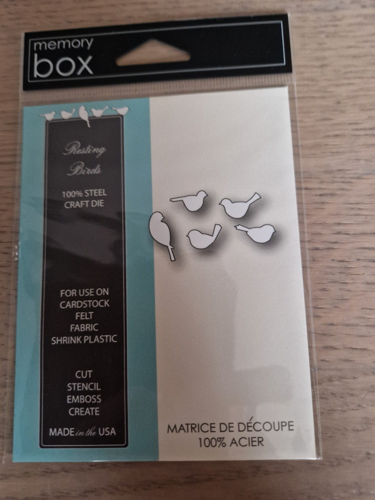 Memory Box Resting Birds 100% Stalen Snijmal, Ophalen of Verzenden, Nieuw