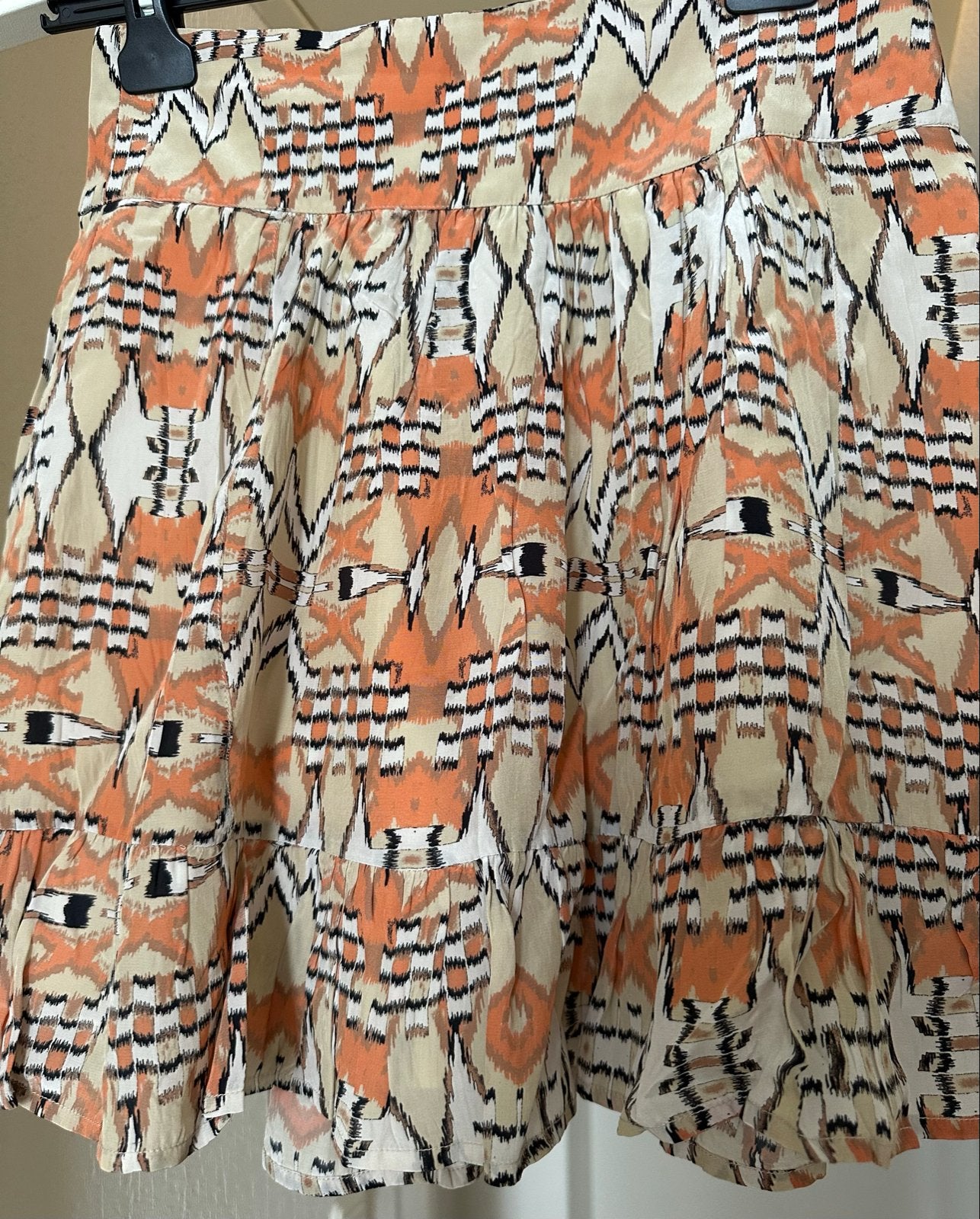 Fine Copenhagen Janel Rokje  met blouse - Maat S, Beige, Ophalen of Verzenden, Zo goed als nieuw, Maat 36 (S)