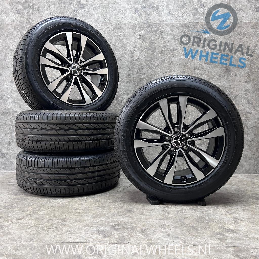 17 inch originele velgen + zomerbanden Mercedes Vito / Viano, Banden en Velgen, 17 inch, Ophalen of Verzenden, Zomerbanden