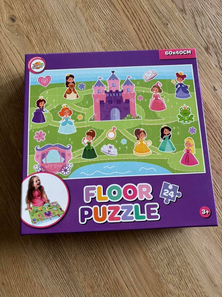 Vloer Prinsessenpuzzel, Ophalen of Verzenden, Meer dan 50 stukjes, Zo goed als nieuw