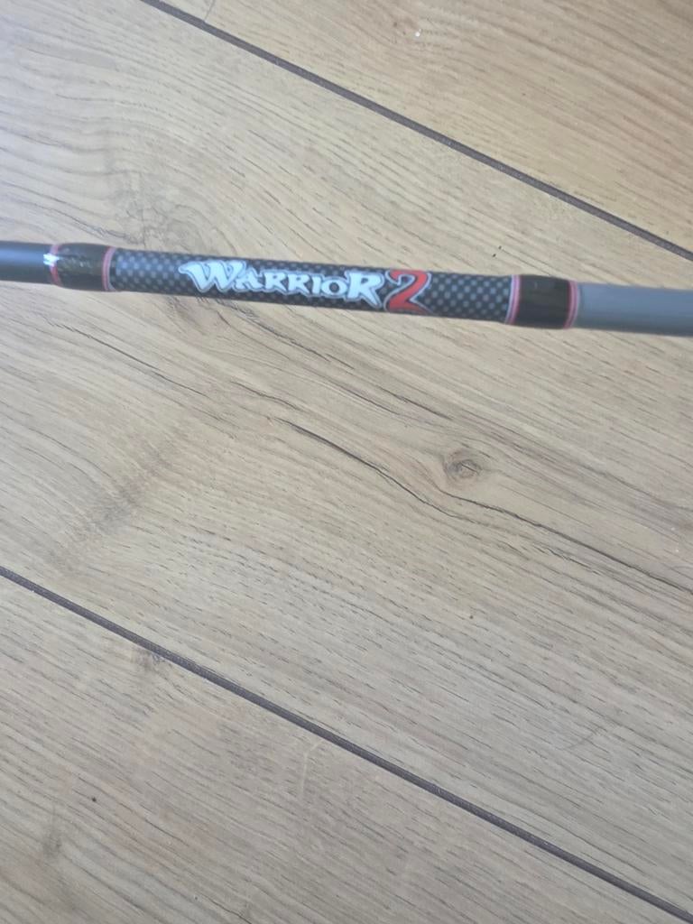 Hengel met molen - Warrior 2 Dropshot 180, Watersport en Boten, Hengelsport | Algemeen, Ophalen, Gebruikt, Complete hengel