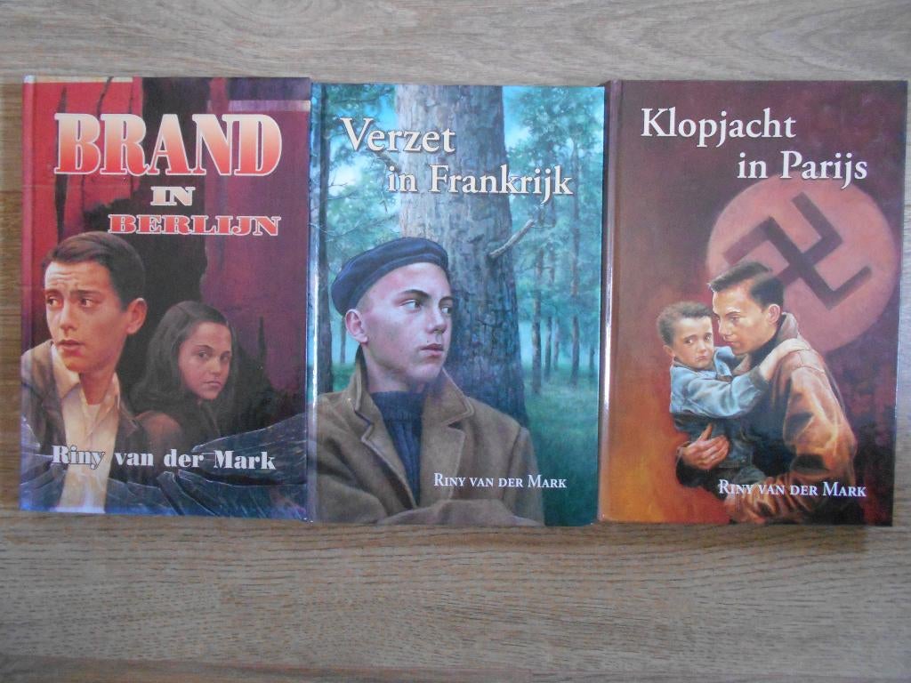 Riny van der Mark deel 1 t/m 3, Boeken, Ophalen of Verzenden, Tweede Wereldoorlog, Zo goed als nieuw, Overige onderwerpen