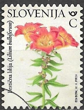 Slovenië 2024 mi.1611 flora LELIE nom. C, Verzenden, Overige landen, Gestempeld