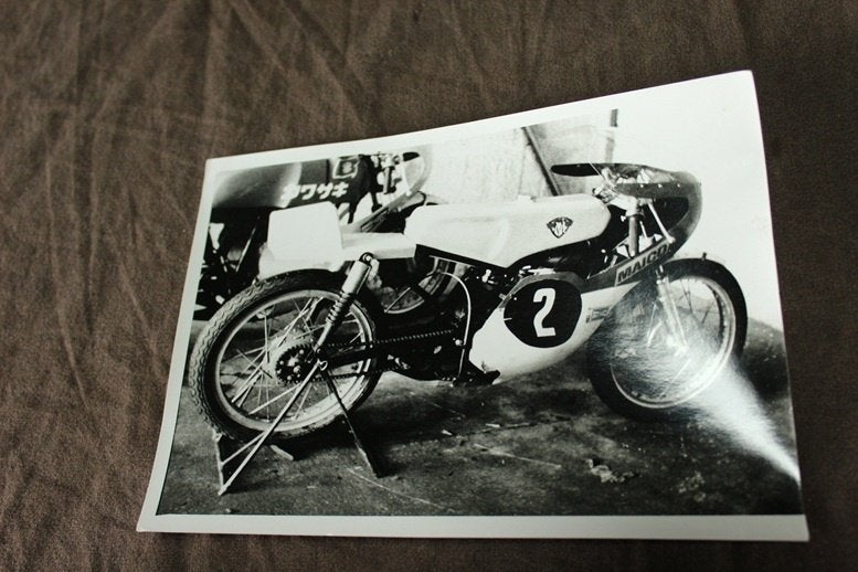 foto Maico racer 1970's  TT, Ophalen of Verzenden, Gelezen