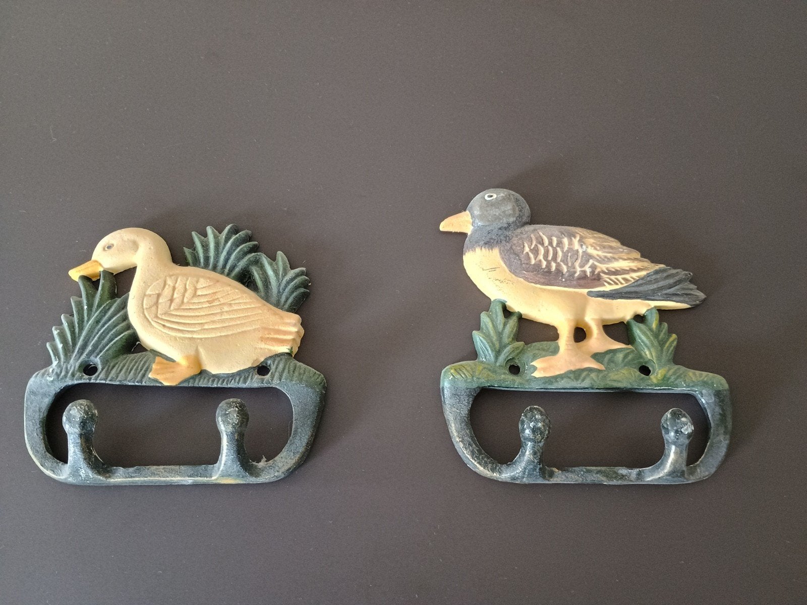 Gietijzeren wandhaken, Ophalen of Verzenden, Metaal, Landelijk