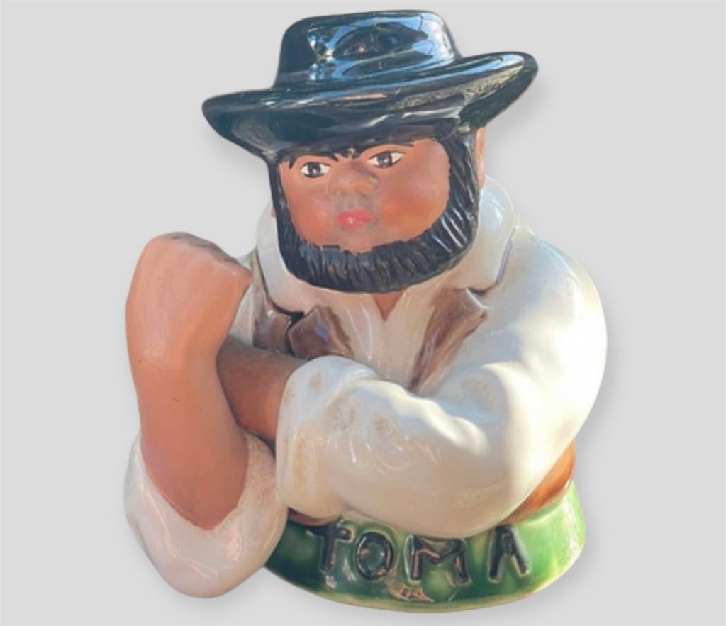 Arte Bordallo Ze Povinho sculptuur kleine Toma, Verzenden