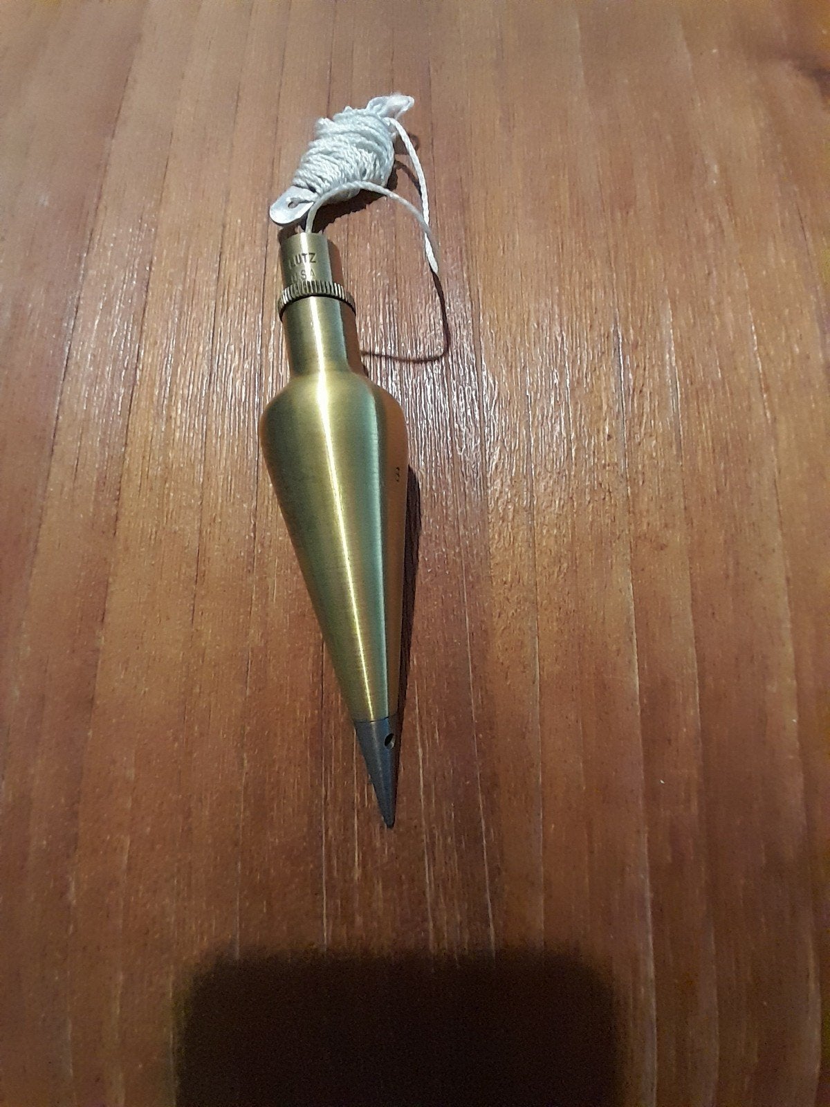 Oude schietlood van messing met stalen punt - Lutz USA, Ophalen of Verzenden, Zo goed als nieuw