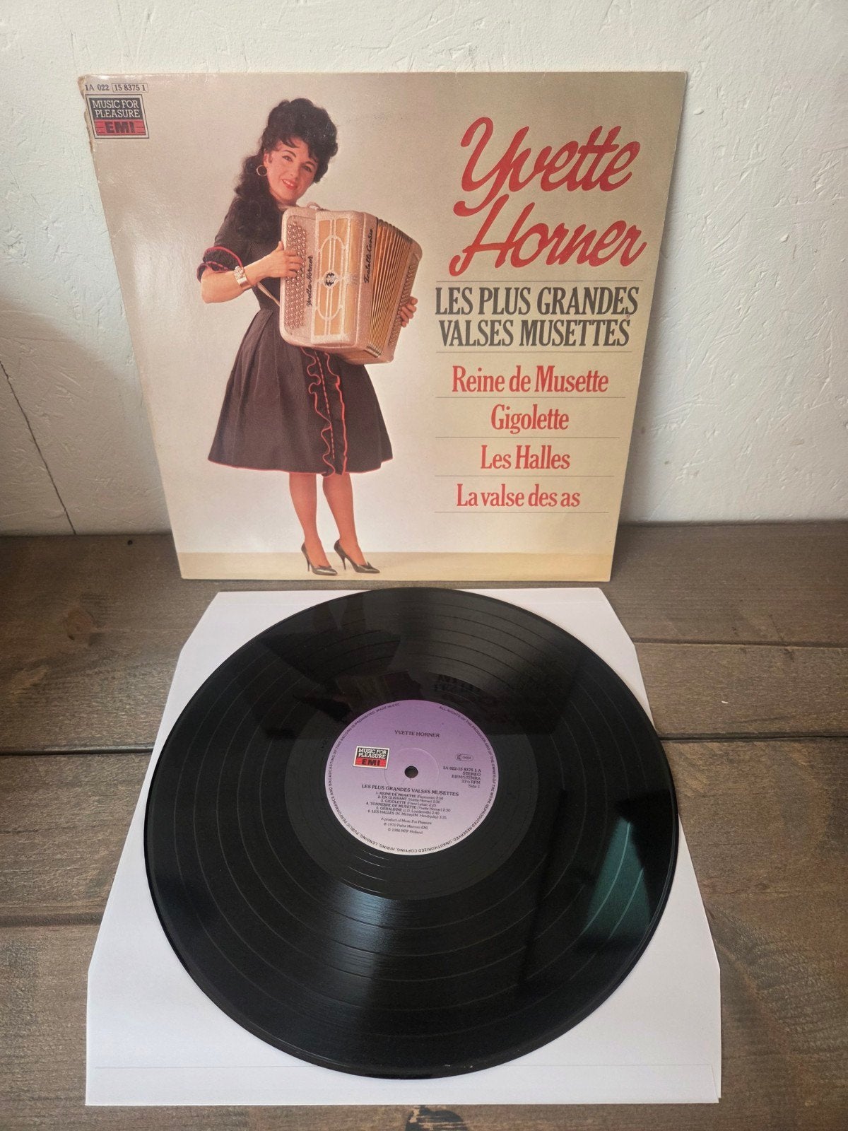 Yvette Horner - Les Plus Grandes Valses Musettes LP, Cd's en Dvd's, Vinyl | Pop, Ophalen of Verzenden, 1970 - 1979, Gebruikt, 12 inch