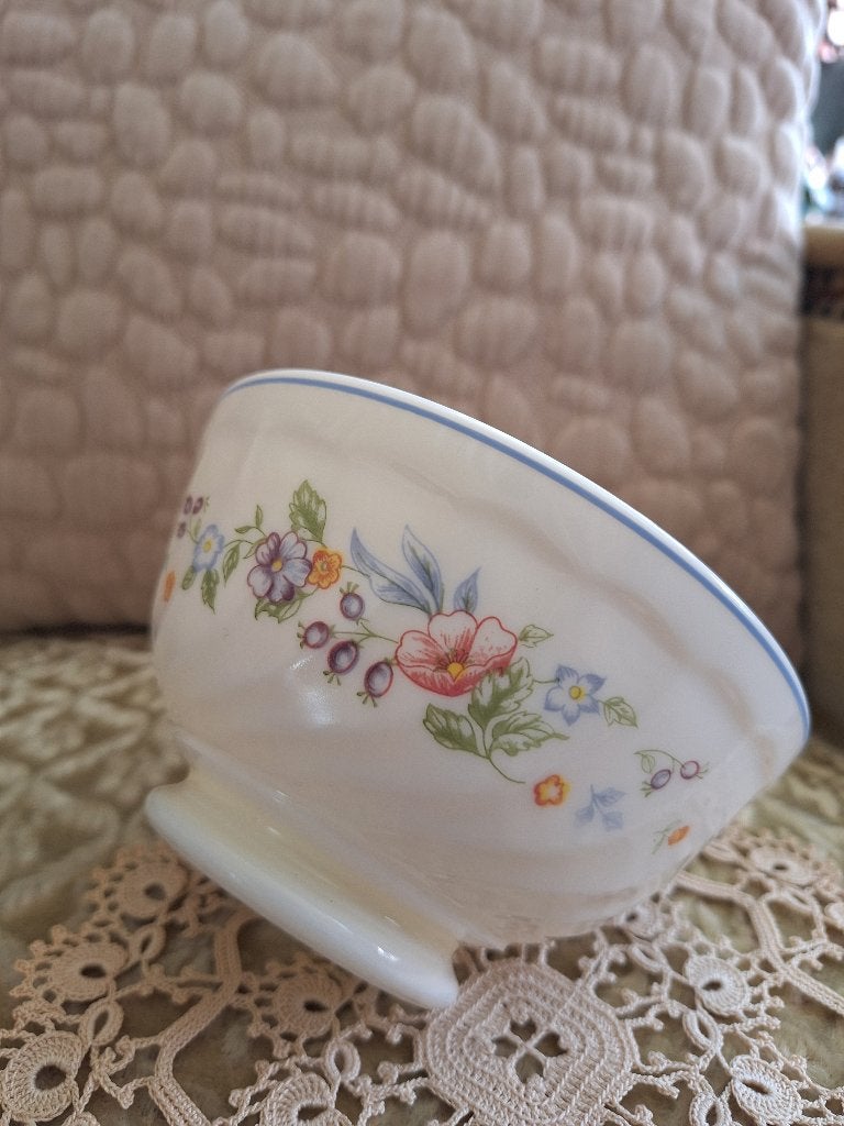 1 Brocante Franse Spoelkom Arcopal ** Mimosa **, Antiek en Kunst, Ophalen of Verzenden