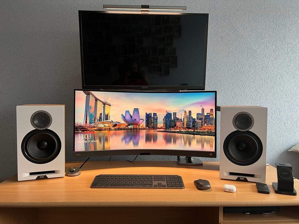 BenQ Mobiuz EX3410R ultrawide curved gaming monitor 34 inch, Gaming, 101 t/m 150 Hz, Hoofdtelefoonaansluiting, VA