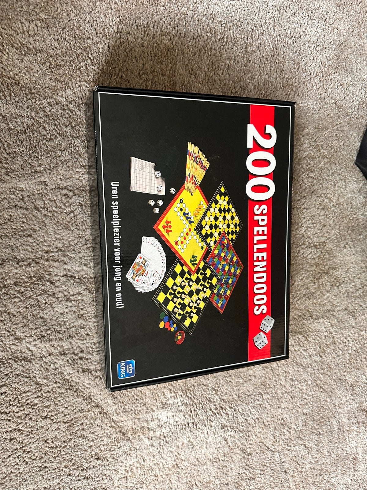 200 Spellendoos, Een of twee spelers, Ophalen of Verzenden, Gebruikt, Reisspel