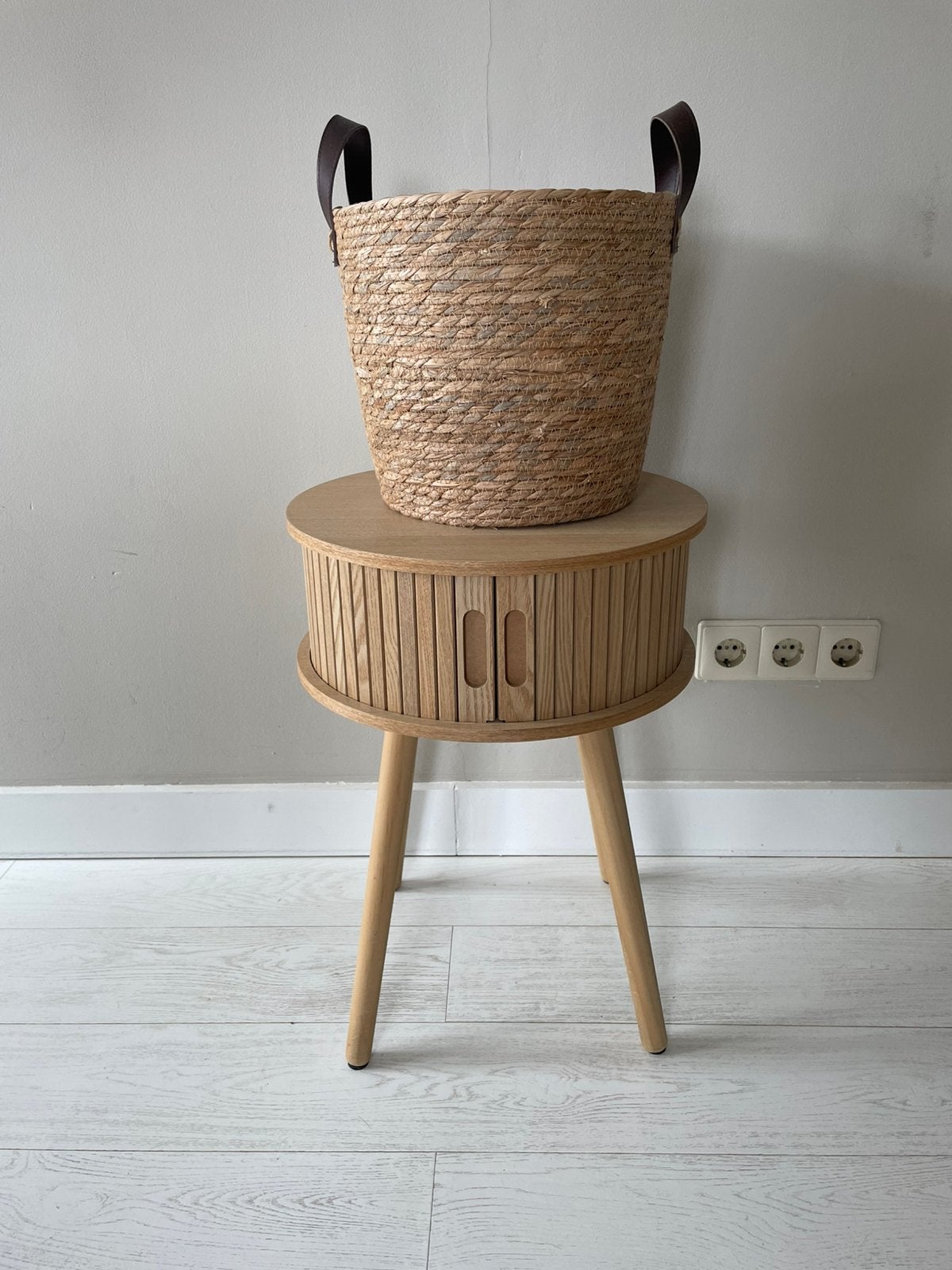 Kastje Uppsala rond - naturel - ø40x54 cm, Huis en Inrichting, Ophalen, Zo goed als nieuw