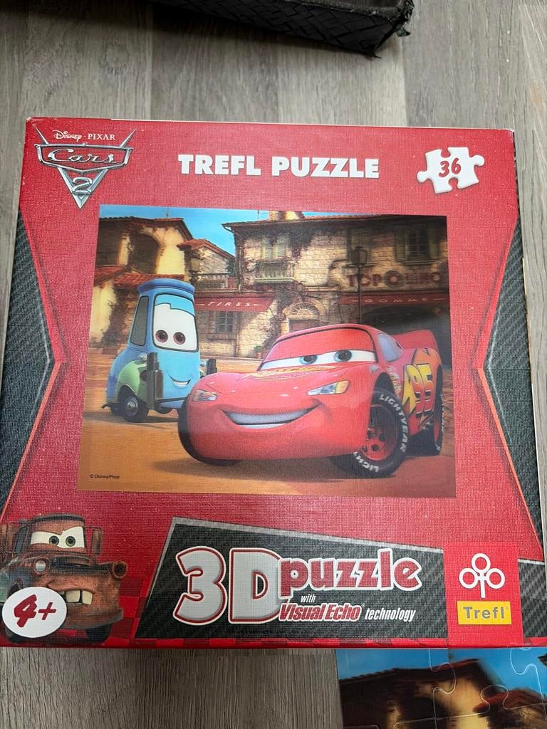 Disney Pixar Cars 2 Trefl 3D Puzzle 36 stukjes, Ophalen of Verzenden, 10 tot 50 stukjes, Gebruikt, 4 tot 6 jaar