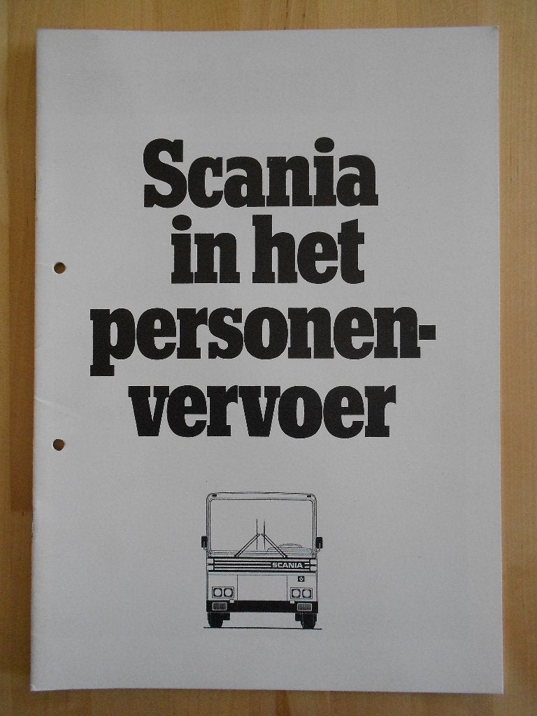 Scania BF111 BR86 BR111 CR111 Bus Brochure 1978 BF BR 111 86, Ophalen of Verzenden, Zo goed als nieuw, Overige merken, Scania