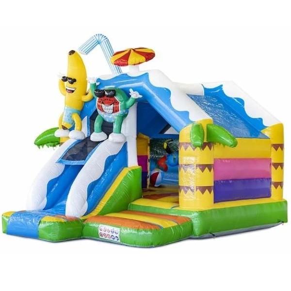 Springkussen Tropical Beach met glijbaan - Middel, Ophalen