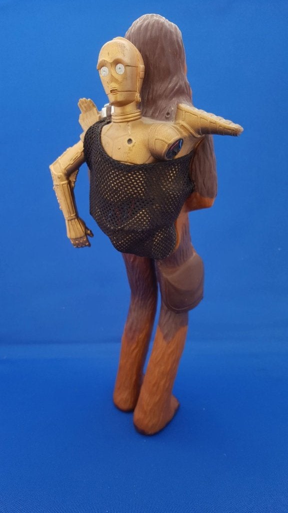 Star Wars figuur Chewbacca en C3PO, Applause 1995. 4A12, Verzamelen, Tweedehands verkoop, Tweedehands verkoop, Gebruikt, Ophalen of Verzenden