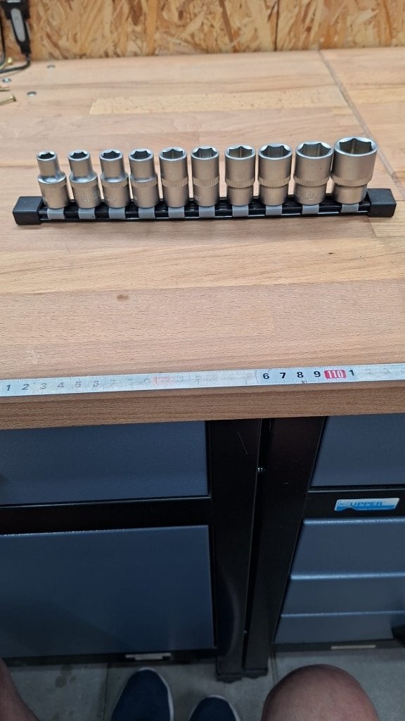 10 delige doppenset 1/2  aansluiting, Ophalen of Verzenden, Nieuw