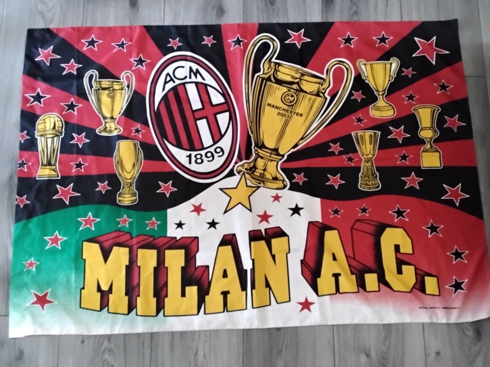 ac milan vlag, Ophalen of Verzenden