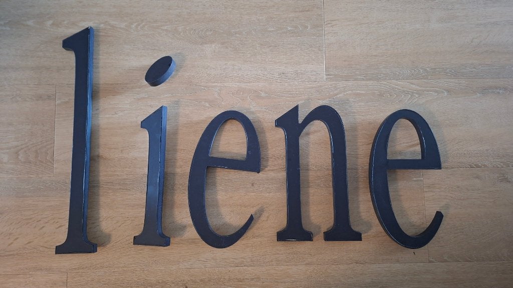 Letters l, i, e en n., Ophalen of Verzenden, Gebruikt