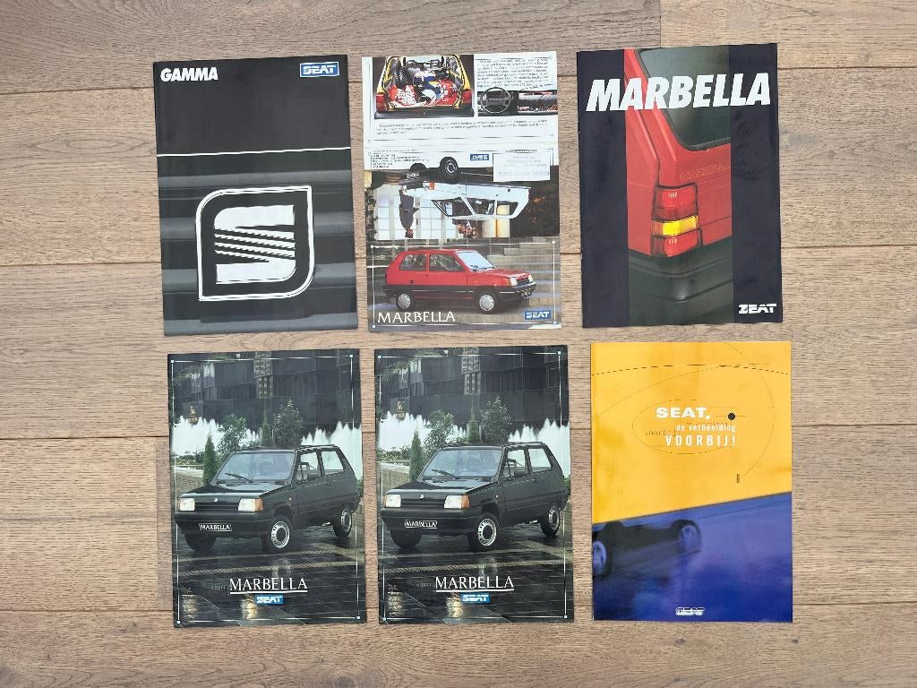 SEAT MARBELLA FOLDERS, Ophalen of Verzenden, Gelezen, Overige merken