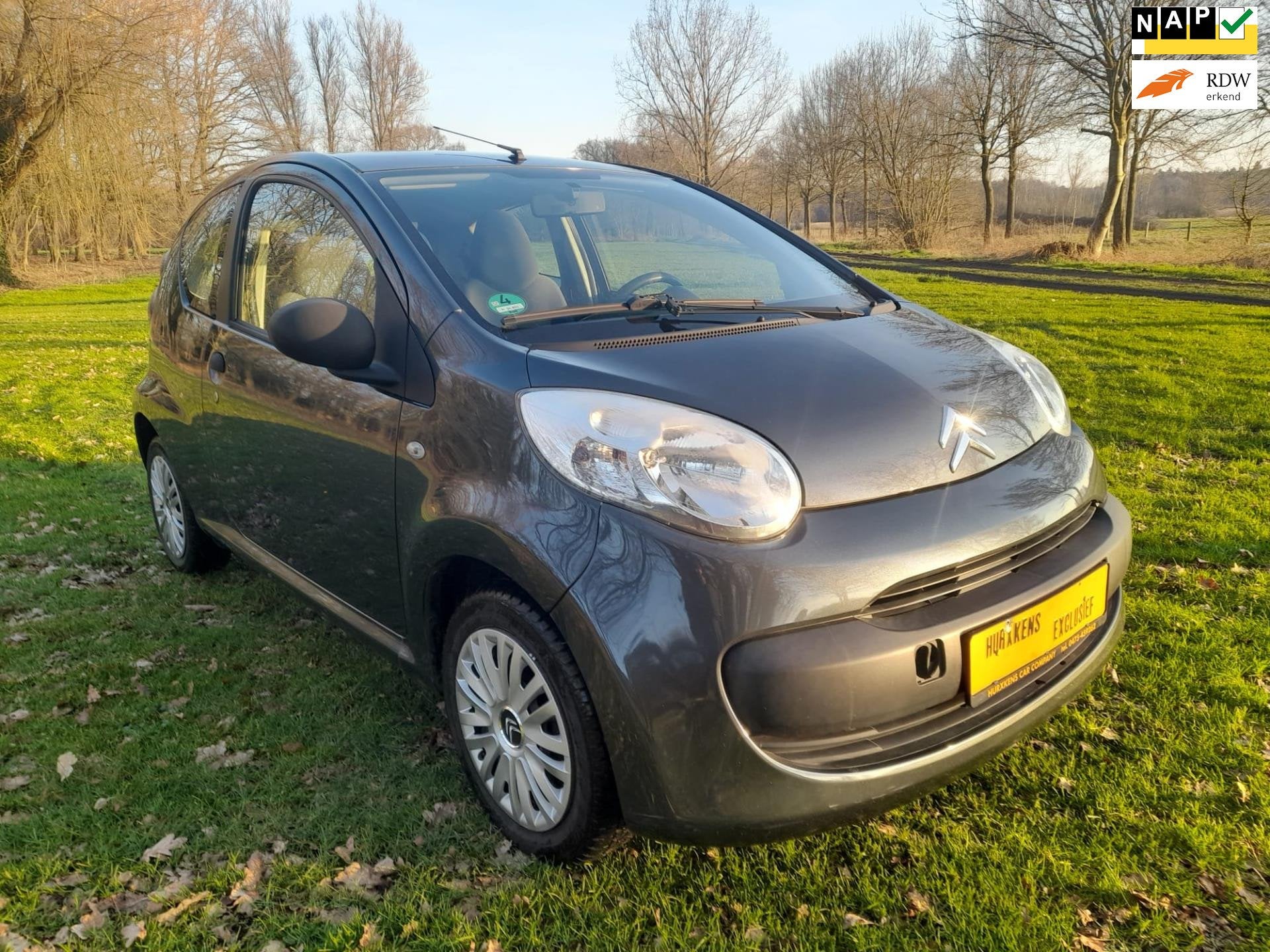 Citroen C1 1.0-12V Ambiance, Auto's, Voorwielaandrijving, Dealer onderhouden, Stof, Zwart