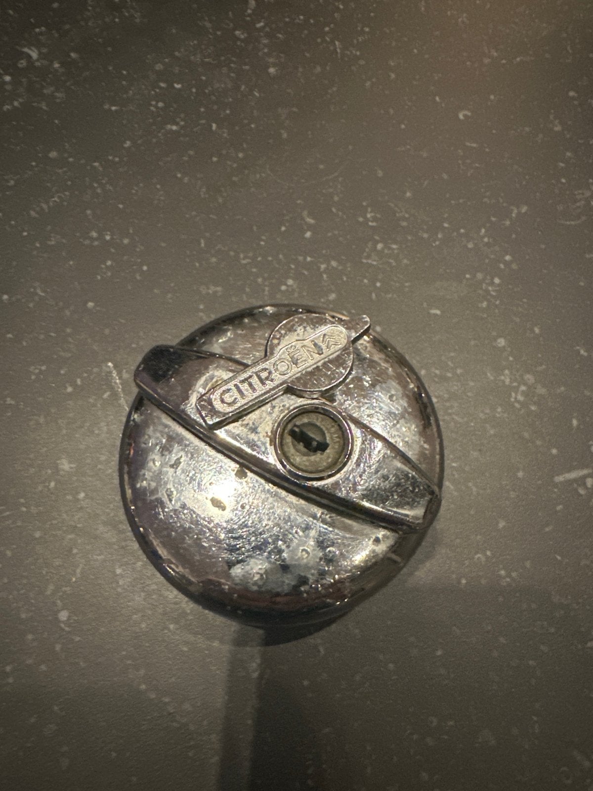 Citroën Tankdop met Sleutel - Klassiek Model, Ophalen, Gebruikt, Citroën