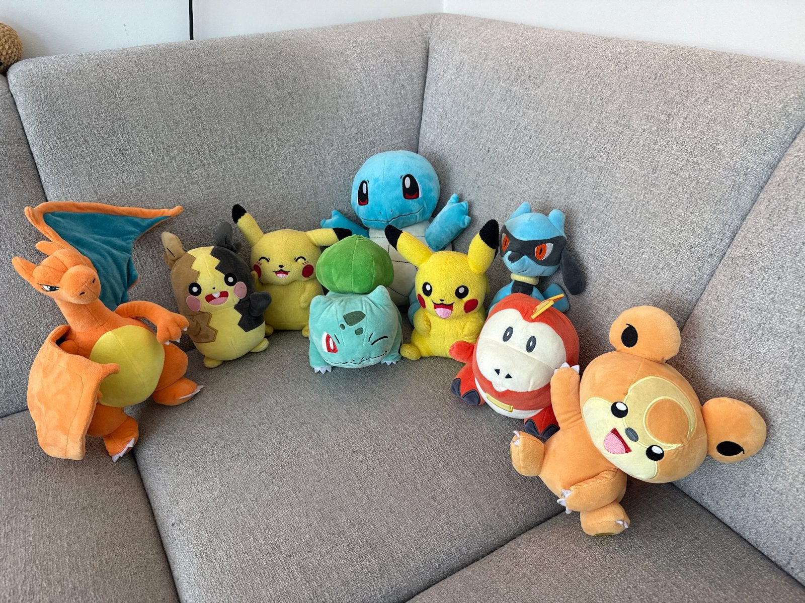 Grote collectie Pokémon knuffels - Pikachu, Charizard, Squir, Kinderen en Baby's, Speelgoed | Knuffels en Pluche, Overige typen