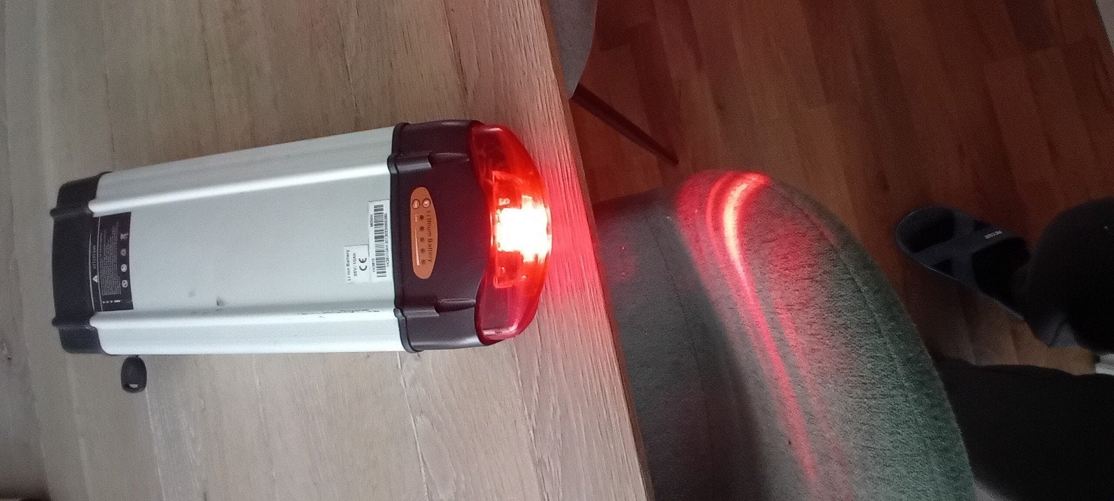 E-bike accu 36V 10Ah met achterlicht